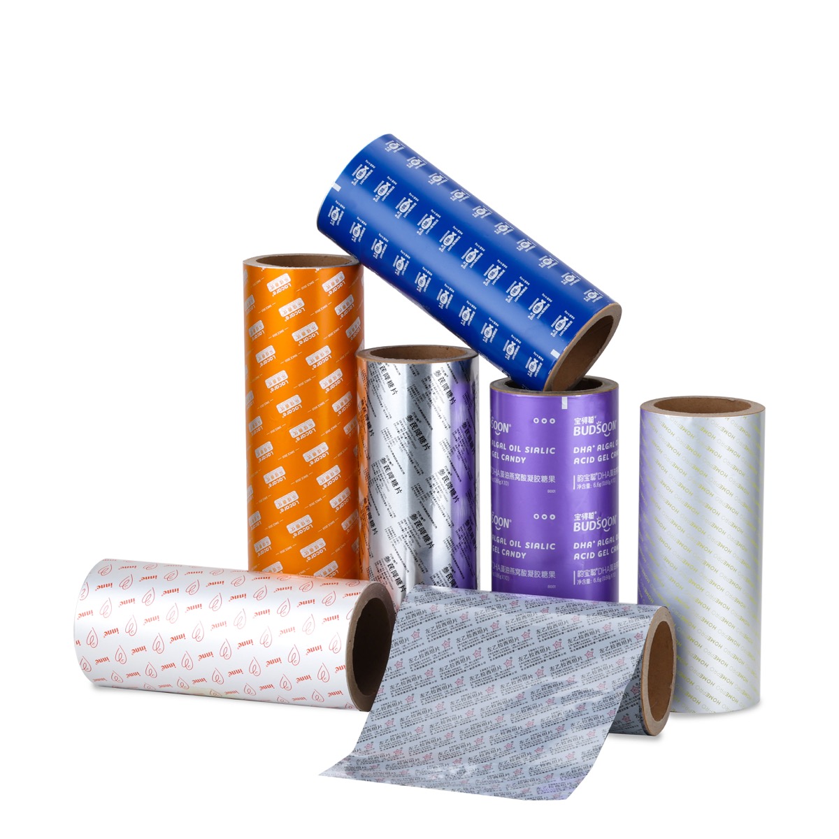 Custom printed PTP aluminum foil rolls for pharmaceutical blister packaging